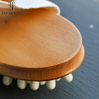 Cojín de aire Masajeador de madera natural Cepillo corporal Ducha Cepillo de masaje de cuerpo completo Masajeador cervical