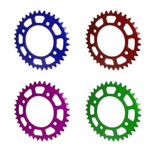 สเตอร์หลังมอเตอร์ไซค์ CNC อลูมิเนียม Ergal 7075 สำหรับโซ่ 420 สำหรับ Honda MSX125 Z125 Monkey 110 Wave <span class=keywords><strong>125</strong></span> Innova - Product Image 1