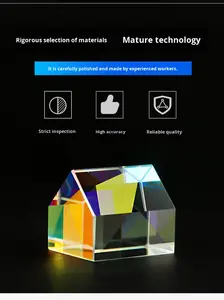 Cor X-cubo <span class=keywords><strong>Prism</strong></span> Beam Splitter Luz <span class=keywords><strong>Cube</strong></span> Ângulo direito Milissegundos-Nível de tolerância Precision K9 Vidro Anti-reflexo Revestimento - Product Image 6