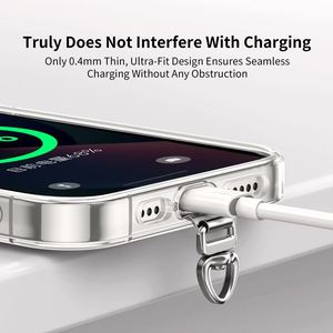 Universal Stainless Steel Slip D-Ring Mobile Phone Strap Lanyard Patch Rope Shape Metal <b>Clip</b> Tether Tab Rotatable - Product Image 5