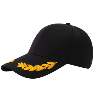 Cappellino da Baseball Personalizzato con Ricamo Foglie di Quercia, 100% Cotone, Regolabile, Unisex, Design a Sei Pannelli, Colore Grano - Product Image 2