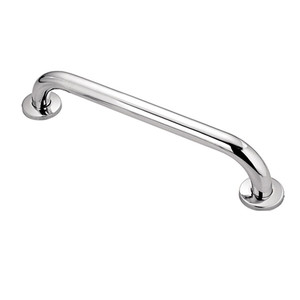Wall-Mounted Stainless Steel Grab Bar Polished Chrome Anti-Slip Bathroom Handrail Minimalist Design Durable Straight Rail - Product Image 4