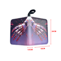 Nuevo personalizado PU cuero deportes 4 bolsillos PP plástico tarjeta mangas Trading Card Binder