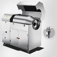 Machine à torréfier les noix populaire, à gaz, en acier inoxydable, 25 kg/lot, pour arachides et fèves de cacao