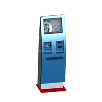 Distributeur automatique de kiosque de paiement par carte libre-service à écran tactile de gestion des visiteurs en libre-service de 22 pouces