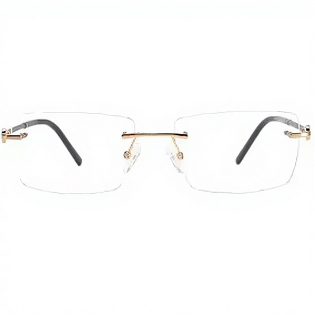 High Quality Pure Titanium Rimless Frames Less  Spectacles Optical Eye Glass Glasses Frame for Men and Woman