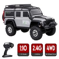 ZP1001 Camioneta RC de Metal a Escala 1/10 de Alta Calidad 2.4G 4WD Crawler Proporcional Monster Truck Experto Listo para Usar con Cargador y Control Remoto