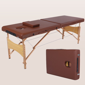 <span class=keywords><strong>Table</strong></span> <span class=keywords><strong>de</strong></span> <span class=keywords><strong>massage</strong></span> pliable réglable en bois <span class=keywords><strong>de</strong></span> hêtre avec cadre en bois et éponge haute densité pour usage domestique, vente en gros d'usine - Product Image 6