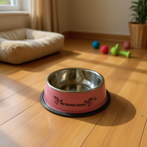 Mnj Dog Bowl 26Cm Stainless Steel Pet Feeder For Dogs And Cats - Product Image 2