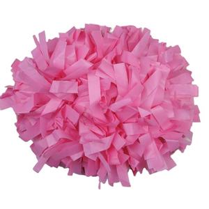 Nuevos pompones de plástico rosa para animadoras con suministro directo de fábrica - Product Image 1