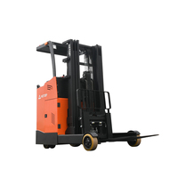 Chariot élévateur à fourche Warehouse Rider Reach Truck 1.5 tonnes 2 tonnes 2.5 tonnes Chariot élévateur à fourche à batterie Li-ion debout à vendre