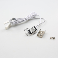 Interrupteur intelligent IR 12V/24V 5A IP22 à détection de mouvement/manipulation manuelle avec variateur d'intensité, charge maximale 60W/100W pour éclairage LED d'armoire/placard