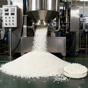 Granulés de PA6 renforcés à 34,8 % de fibre de verre blanche Su MASTER, UL94 V0, ignifuges, haute rigidité, résistance à la chaleur, pour roues de voiture - Product Image 1