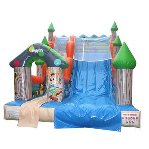 Château gonflable d'arène sportive-Combo de football et de <span class=keywords><strong>basket</strong></span>-ball pour les compétitions scolaires, PVC résistant - Product Image 5