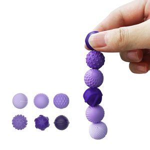 Ensemble de 6 globes en silicone anti-stress, qualité supérieure, directement de l'usine, pour soulager l'anxiété, jouet tactile à presser pour l'autisme - Product Image 1