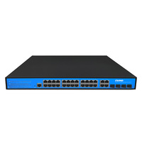 Buen Precio, Switch Ethernet Gigabit de Capa 2 con 48 Puertos PoE, Web/CLI, SNMP, VLAN/QoS, Soporte de Firmware para Cámaras IP