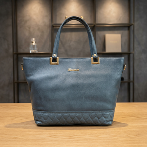 Bolsos de Mano Casuales de Cuero Genuino de Lujo para Mujer, Bolso de Hombro Suave y Duradero con Cierre de Cremallera, Impermeable, de Gran Capacidad - Product Image 1