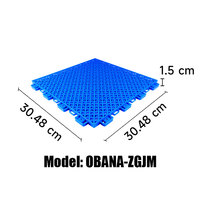 Dalles de sol surélevées en plastique faciles à nettoyer pour terrain de basketball 3x3, coût d'usine en Chine