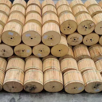 Cable de Fibra Óptica Monomodo ADSS Totalmente Dieléctrico Autoportante Aéreo G652D de 12, 24 y 48 Hilos para Instalaciones de 80m a 120m de Vano
