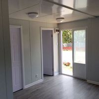 Remorque Mobile de salon en chine, panneau Sandwich modulaire de 40 pieds, conteneur étendu de maison, prévente, 2021