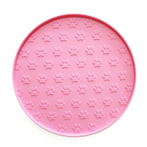 Toptan Su Geçirmez Kaymaz Dayanıklı Yuvarlak Silikon Köpek Kedi Mama Kapları Hayvan Desenli (Done-Sure tarafından) - Product Image 1