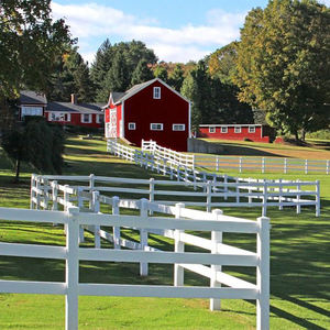 定制彩色耐用<span class=keywords><strong>3</strong></span>轨乙烯基马击剑是训练中心围场和大型户外马厩的理想选择 - Product Image 3