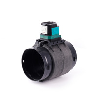 Offre Spéciale prix usine pièces de CVC en plastique 220V moteur de contrôle du volume d'air rond régulateur d'air amortisseur pour conduit d'air