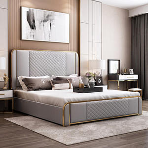 Home Bedroom Furniture Set Queen Bed Frame Double Single king Size Letto <strong>Camas</strong> Matrimonial Muebles <strong>De</strong> Dormitorio Up-holstered - Product Image 4