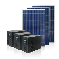 Offre Spéciale Système D'éclairage Solaire Hors Réseau Vent Hybride Onduleur Solaire Puissance D'énergie Système Accueil