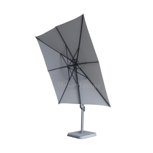 10ft Square Big Shelter <strong>Tilt</strong> Mechanism Cantilever <strong>Garden</strong> <strong>Parasols</strong> Commercial Hanging Patio Umbrellas Outdoor Furniture Modern - Product Image 5
