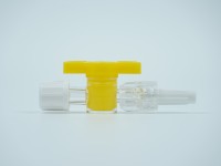 Vanne de contrôle de débit à 2 voies en PC/PE pour seringue, avec raccord Luer Lock, anti-reflux, pour seringue automatique, OEM/ODM