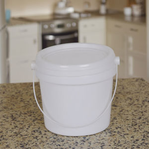 100% nouveau seau en plastique recyclable de qualité alimentaire <span class=keywords><strong>5L</strong></span> couvercle hermétique peintures liquides en gros autres liquides tambours barils PP - Product Image 4