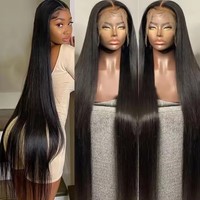 Perruques Lace Front HD 13x6 et 13x4 pré-épilées avec baby hair, densité 200% 250%, ligne de cheveux naturelle, perruque de cheveux humains lisses