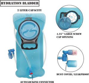 Sac à dos tactique 42L sac d'assaut sac à dos Kit de survie pour hommes avec vessie d'hydratation sac Molle Bugout pour Camping randonnée - Product Image 4