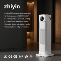 Chauffage domestique de haute qualité avec 3 modes de chauffage, effet de flamme oscillant, protection contre la surchauffe, chauffage domestique avec sécurité
