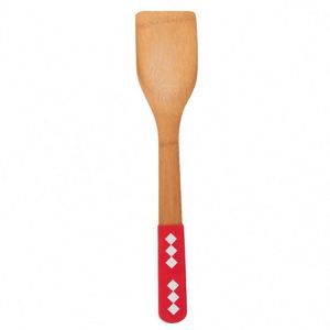 Ensemble d'ustensiles de cuisine en bambou écologique, spatule et cuillère, très demandé - Product Image 4