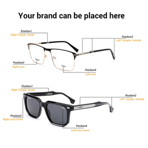 Montatura in Acetato Leggera e Classica, Comoda e <span class=keywords><strong>di</strong></span> Alta Qualità, Montatura Retrò in Acetato per Uomo - Product Image 6