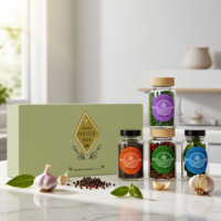 Boîtes personnalisées, pot en verre transparent cylindrique de 120 ml avec couvercle en plastique et en bois, couvercle à vis pour le stockage de fleurs, de thé, d'épices et d'aliments
