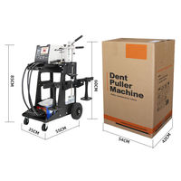 Kit de réparation de carrosserie automobile portable avec machine de réparation de dessin d'affaissement Extracteur de bosses en métal Soudeuse par points pour équipement de carrosserie automobile