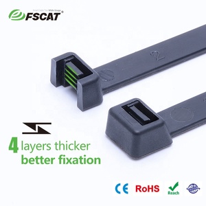 Fascette Autobloccanti in Nylon 66 Personalizzate, Resistenti ai Raggi UV e alle Intemperie, Nere per Uso Elettrico Esterno - Product Image 5