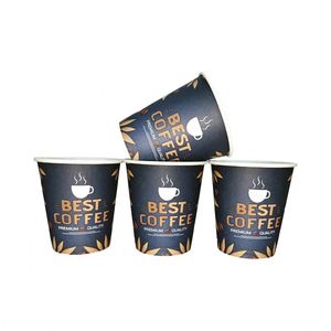 แก้วกระดาษกาแฟแบบใช้แล้วทิ้งพิมพ์ลายตามสั่งคุณภาพสูงขนาด 7 ออนซ์ - Product Image 3