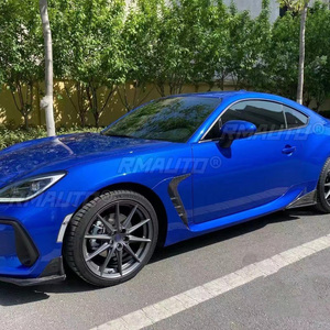 2PCS Carbon Fiber Rear Bumper Side Skirts <b>Splitter</b> Decoration Cover Trim Panel Fit for Toyota GT86 Subaru BRZ 2022-2023 - Product Image 6