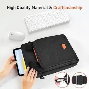 9-11 Inch Tablet Sleeve Bag Handle Carrying Case With Shoulder Strap For IPad Pro/Air