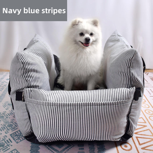 Eco-Friendly Cotton Pet Car Kennel Comfortable Warm Car Seat <b>Nest</b> for Travel Cross-Border with Animal Pattern for Cat Dog <b>Bed</b> - Product Image 1