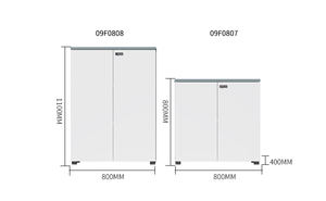 GENOVA, muebles de oficina modernos, armario de almacenamiento enano de madera para oficina en casa y escuela, modelo de fábrica 09F0807 09F0808 - Product Image 6
