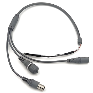 550 мм UL20761 для ПВХ изолированный коаксиальный медный проводник 50 Ом видео кабель питания DC Кнопка сброса питания-40 ~ 80 60 В - Product Image 2