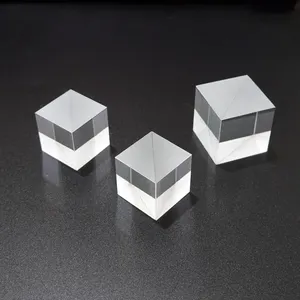 Customized Beamsplitter Cube BK7Optical Glass Cube Shaped Beam Splitter