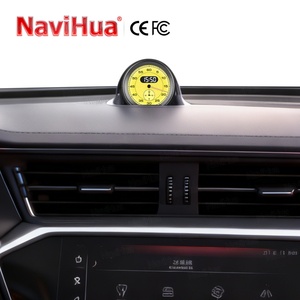 Console d'écran LCD Navihua pour tableau de bord d'horloge électronique Audi A6L A6 S6 RS6 A7 A7L S7 RS7 avec chronomètre et jauge - Product Image 1