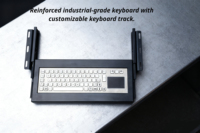 Clavier mécanique rétroéclairé RGB étanche IP68 avec port USB Type-C et cadre en aluminium pour pont de navire