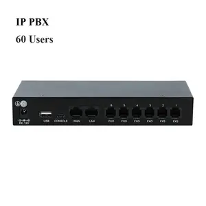 Asterisk IP Mini PBX, Ekstensi 60 untuk Soho dan SMB, Sistem Telepon IP